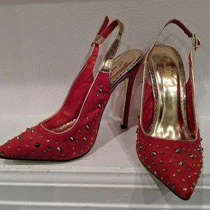 Alba red formal high heel